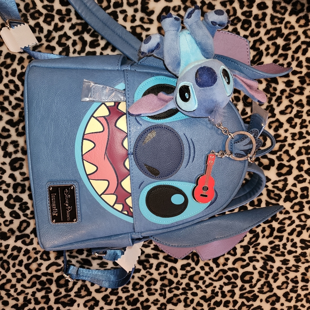 Disney Loungefly Bag Stitch with Keychain